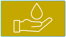 Resources a hand with a water drop