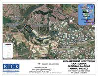 Bioassessment monitoring GIS map