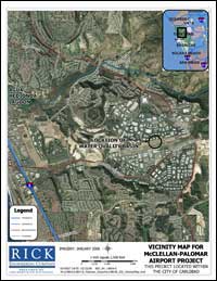 Palomar Airport Vicinity Map