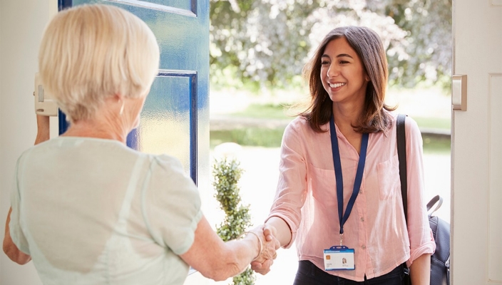 BPAI home visit BPAI staff conducting a home interview
