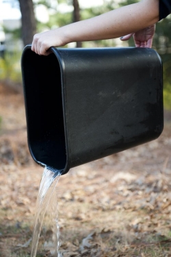 pouring out standing water