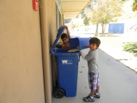 school recycling