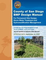 County of San Diego BMP Design Manual