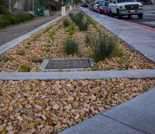 Conceptual Rendering of Mapleview Street Biofiltration and Channel Restoration Project 