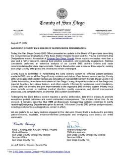 Memo Update after Board of Supervisors meeting