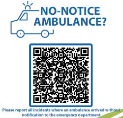 No Notice Ambulance QR code Icon image