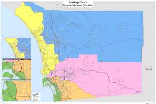 San Diego County Trauma Catchment Map