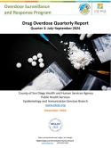 OSAR Report Cover of Overdose Quarterly Report