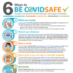 6 Ways to be COVID Safe 6 Ways to be COVID Safe