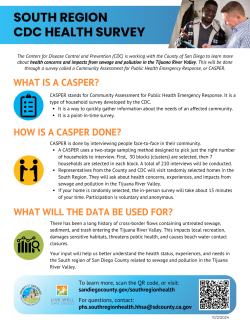 South Region CASPER FAQ South Region CASPER FAQ flyer
