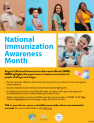 National Immunization Awarness Infographic National Immunization Awarness Infographic