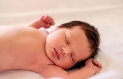 Baby sleeping on back Baby sleeping on back